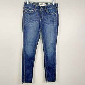 Ariat Real Denim Ella Jeans Women Size 29R Blue Skinny Western Cowgirl Stretch